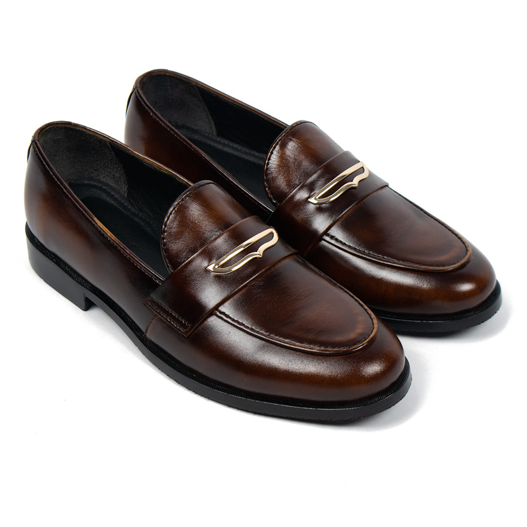Edmond Mustard Two Tone – Penny Loafer Premium