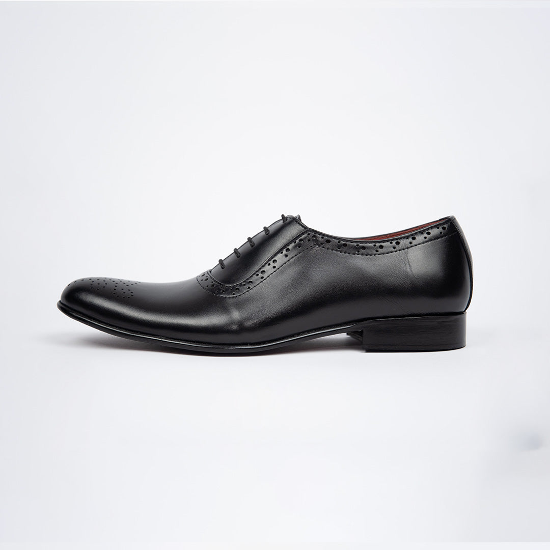 Black WM-Mule Oxfords Brogue – Premium