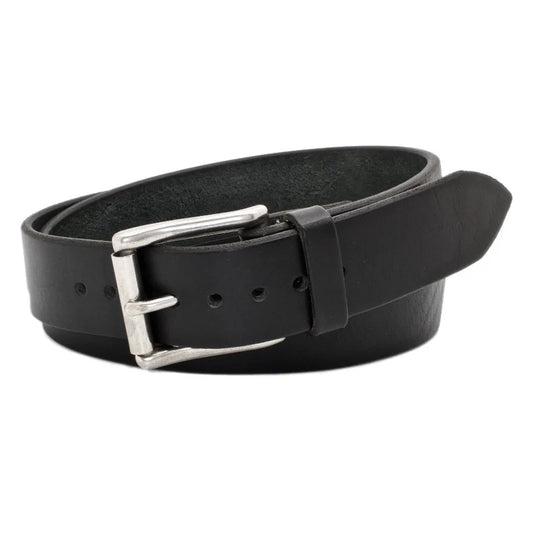 Black Leather Belt – Buffalo Leather – BT-01