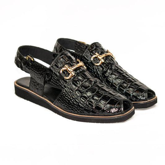 Crocodile Peshawari BLK - CRD-CT1