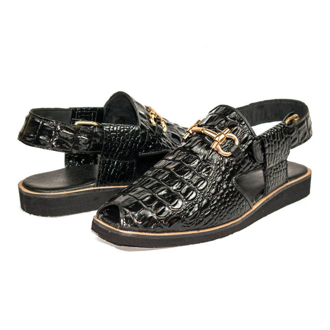 Crocodile Peshawari BLK - CRD-CT1