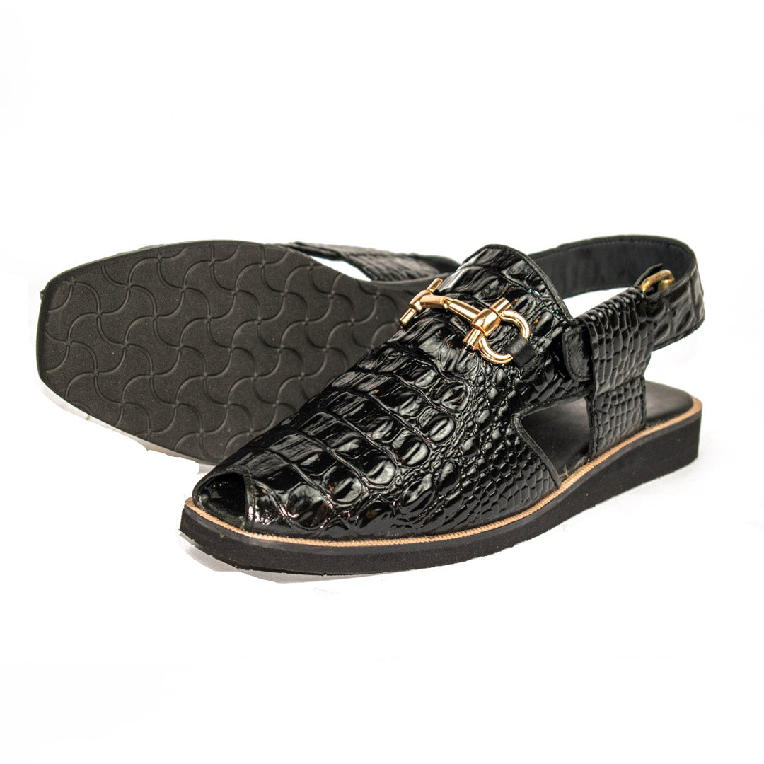 Crocodile Peshawari BLK - CRD-CT1