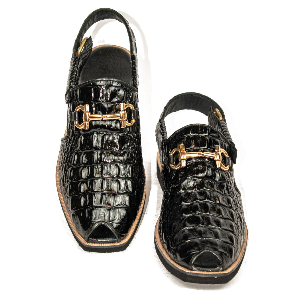 Crocodile Peshawari BLK - CRD-CT1