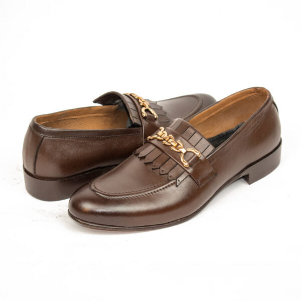 Brown Loafer Bearded – Chain Buckle