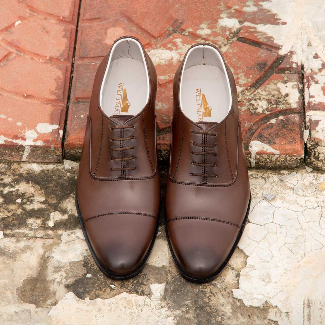 Brown Cap Toe Oxford