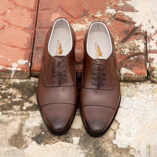 Brown Cap Toe Oxford