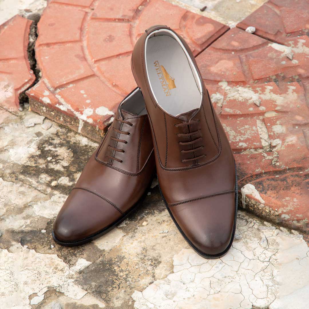 Brown Cap Toe Oxford