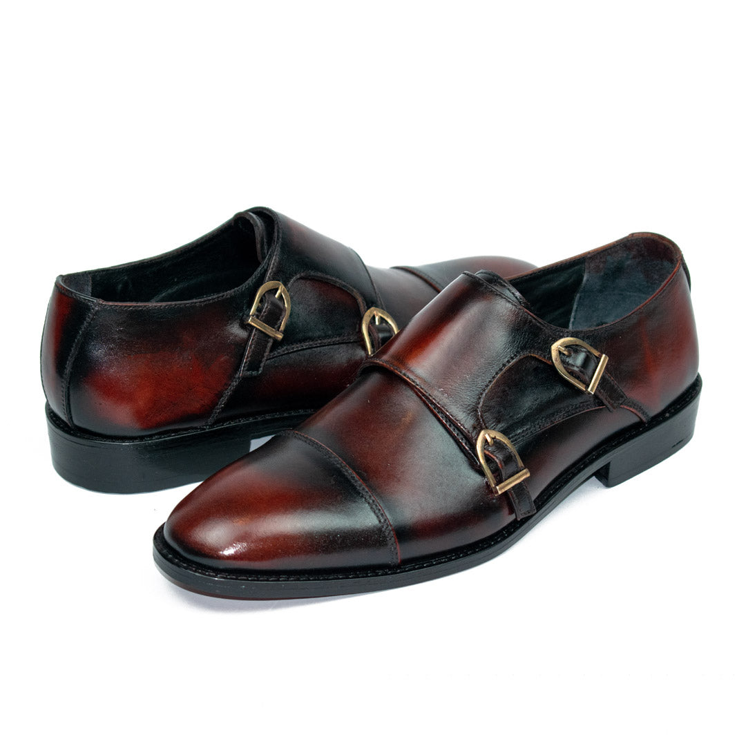 Nero - Premium Monk Straps