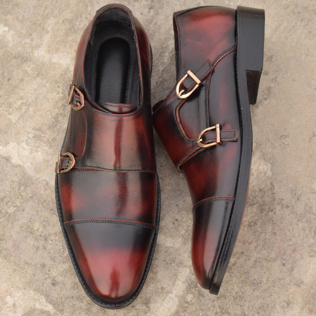 Nero - Premium Monk Straps