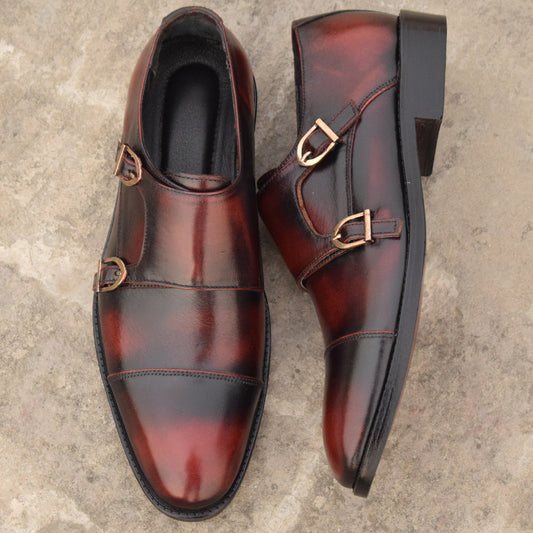 Nero - Premium Monk Straps