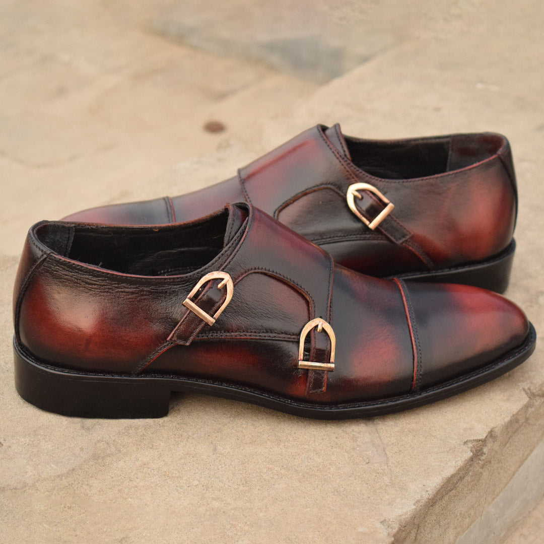 Nero - Premium Monk Straps