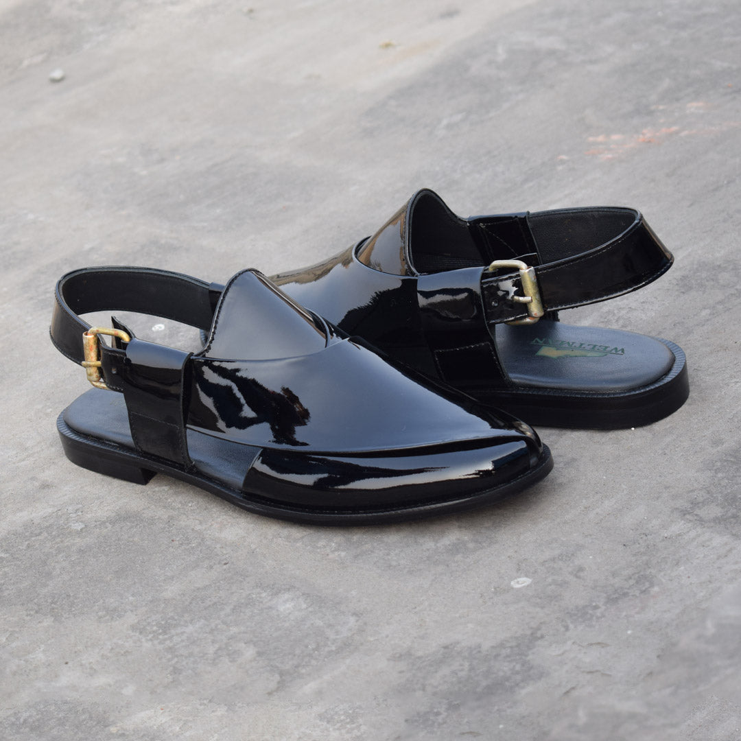 Black Patent Peshawari