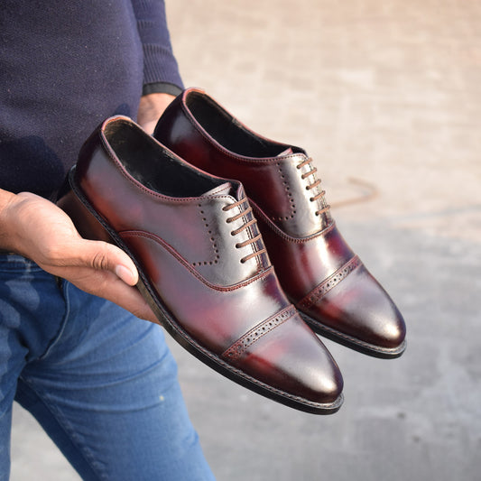 Titan Oxford Premium – Oxblood Dark