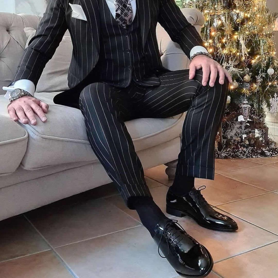 Black Patent Whole Cut -T Shoes – Premium