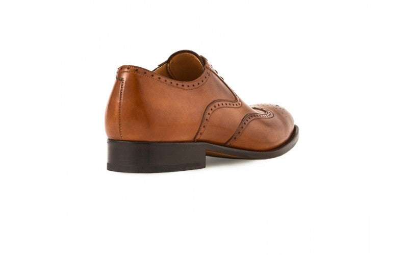 Classic Oxford Brogue Shoes – Mustard