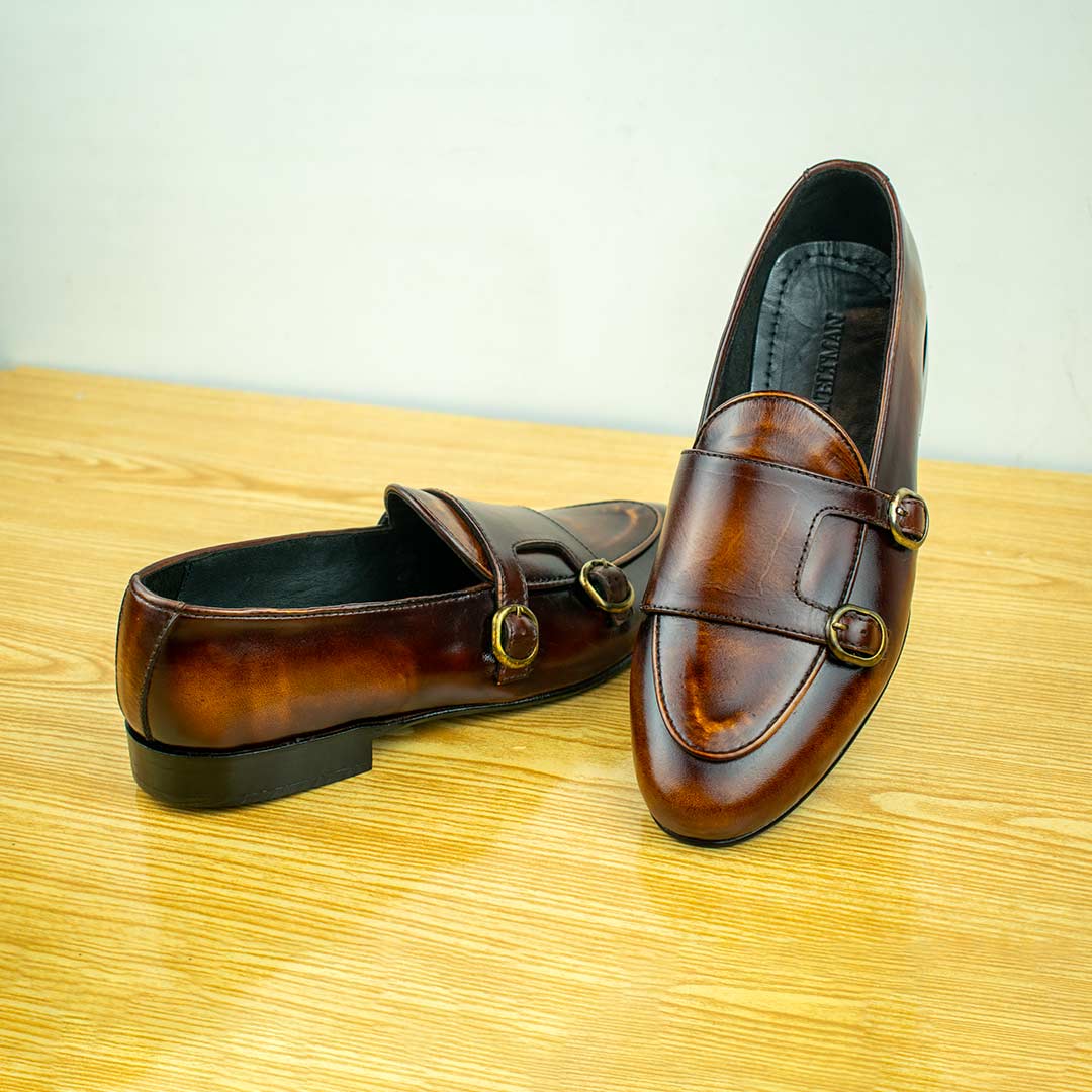 Double monk loafers