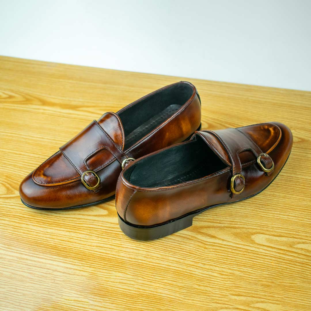 Double monk loafers